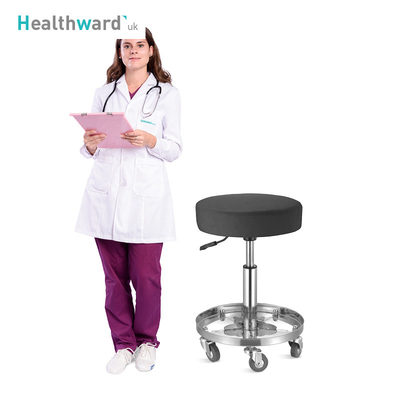 SKE801 Healthward Modern Hydraulic Height Adjustable Doctor Nurse Stool Office Chair with Casters