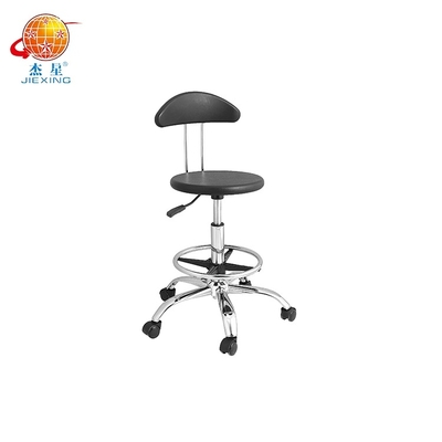 Swivel Chair Footring Diameter350Mm Task Chair Gaslift Height 200Mm Lab Stool Anti-Static PU Chair